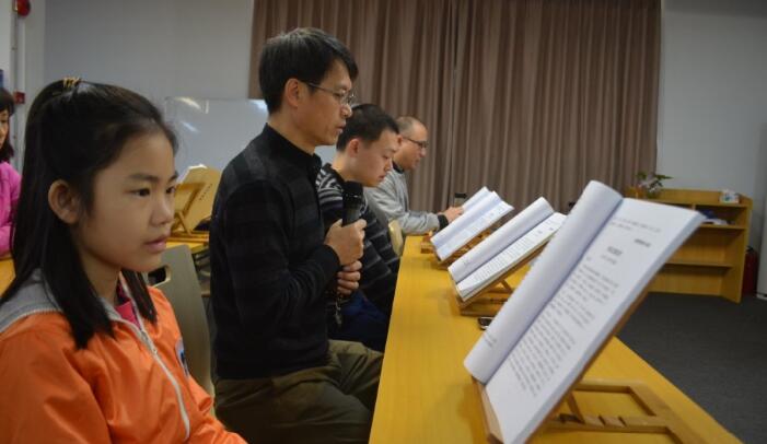 回顾：第七期广州素食学校阅藏共修举行
